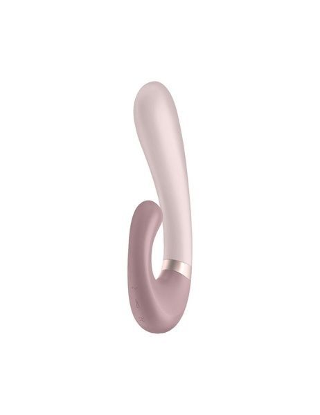 Смарт вібратор-кролик із підігрівом Satisfyer Heat Wave Mauve SO6096 фото