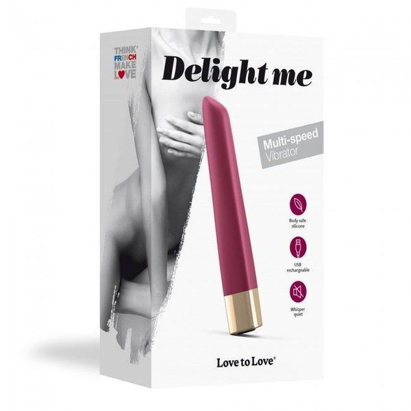 Мощный минивибратор Love To Love Delight Me Prune с мягким кончиком, 16 режимов работы SO3083 фото