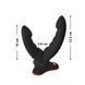 Двойной фаллоимитатор Fun Factory RYDE black, гибкие стволы, присоска SX0976 фото 2