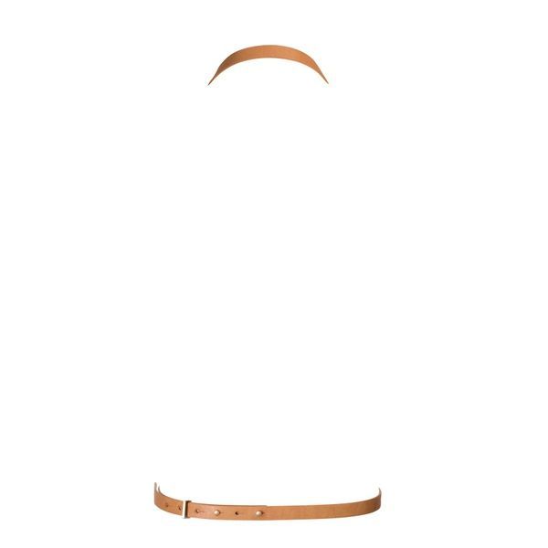 Портупея Bijoux Indiscrets MAZE - 8 Harness Brown, экокожа SO5943 фото