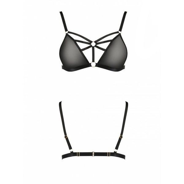 Бюстгальтер-стрепы Passion Exclusive MEGGY BRA S/M, black PS27705 фото
