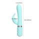 Роскошный кролик с ротацией и вибрацией Pillow Talk Lively, Teal, кристалл Сваровски, тройной отрост SO6857 фото 4