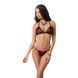 Комплект білизни Passion MELISSA BIKINI XXL/XXXL, black, ліф зі шнурівкою і трусики стрінги EL15903 фото 1