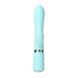 Роскошный кролик с ротацией и вибрацией Pillow Talk Lively, Teal, кристалл Сваровски, тройной отрост SO6857 фото 6