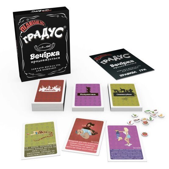 Застольная игра для компании &laquo;Підвищуй Градус&raquo; (UA) SO7127 фото