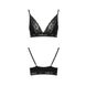 Еластичний топ з мереживом Passion PS001 TOP L, black SO4175 фото 5