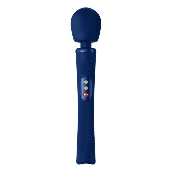 Вибромассажер Fun Factory VIM Vibrating Wand midnight blue, супермощный и легкий, до 6 часов работы SX0920 фото