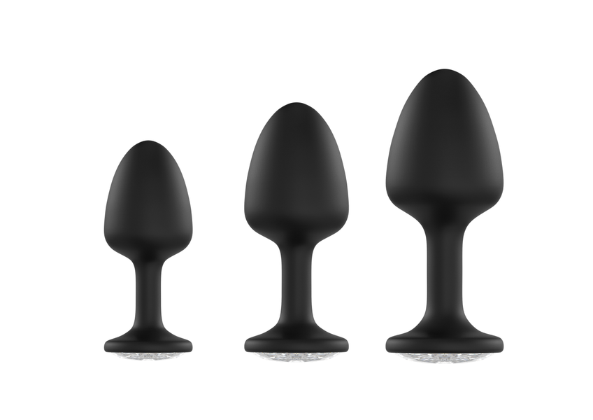 Анальная пробка Dorcel Geisha Plug Diamond L с шариком внутри, создает вибрации, макс. диаметр 4 см MD1304 фото