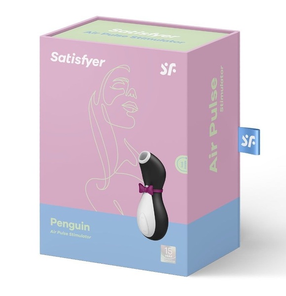Вакуумний кліторальний стимулятор Satisfyer Penguin (м'ята упаковка) SO1641-R фото