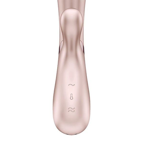 Смарт вібратор-кролик із підігрівом Satisfyer Hot Lover Nude SO5543 фото