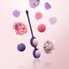 Набор вагинальных шариков Rianne S: Pussy Playballs Coral, масса 15,25, 35, 55г, монолит, косметичка SO3888 фото 4