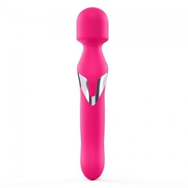 Вибромассажер 2в1 Dorcel Dual Orgasms Magenta классический массажер и вибратор с жемчужным массажем SO3090 фото