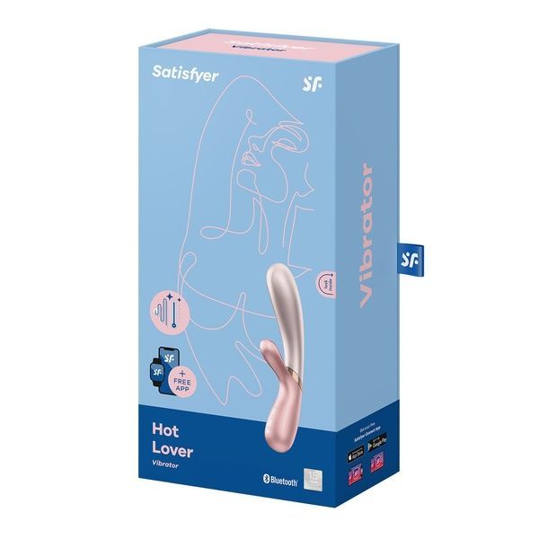 Смарт вибратор-кролик с подогревом Satisfyer Hot Lover Pink SO5544 фото