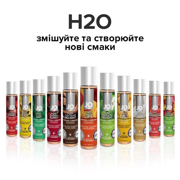 Смазка на водной основе JO H2O &mdash; Peachy Lips (30 мл) без сахара, растительный глицерин SO1476 фото