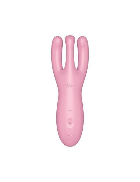 Кліторальний смарт-вібратор Satisfyer Threesome 4 Pink з трьома пальчиками SO6082 фото