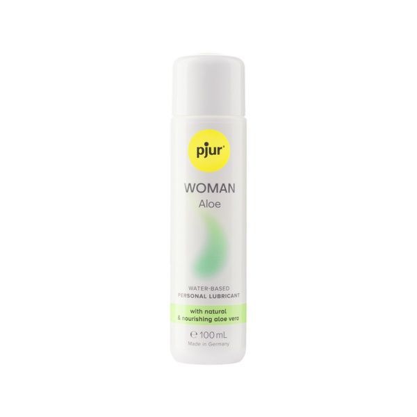 Лубрикант на водной основе pjur Woman Aloe 100 мл с экстрактом алоэ, увлажняющий, без парабенов PJ13320 фото
