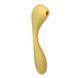 Вакуумный вагинально-клиторальный стимулятор Magic Motion Bobi Yellow, управление со смартфона SO5746 фото 3