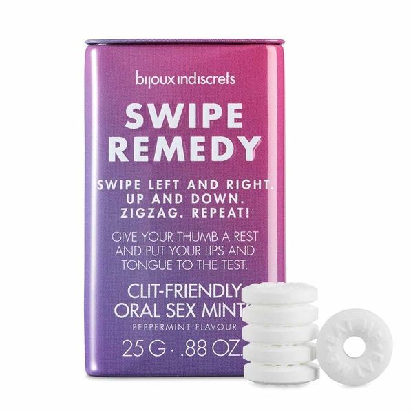 М'ятні цукерки Bijoux Indiscrets Swipe Remedy &ndash; clitherapy oral sex mints без цукру SO5911 фото