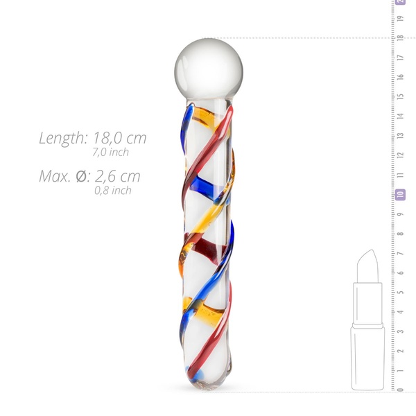 Скляний ділдо Gildo Glass Dildo No. 10 SO4423 фото