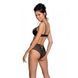 Эротический комплект с рисунком Passion LOVELIA BIKINI S/M, black SO4748 фото 2