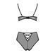 Эротический комплект с рисунком Passion LOVELIA BIKINI S/M, black SO4748 фото 4