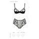 Эротический комплект с рисунком Passion LOVELIA BIKINI S/M, black SO4748 фото 5