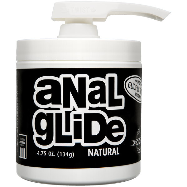 Анальна змазка на олійній основі Doc Johnson Anal Glide Natural (127 г) тривале ковзання SO1567 фото