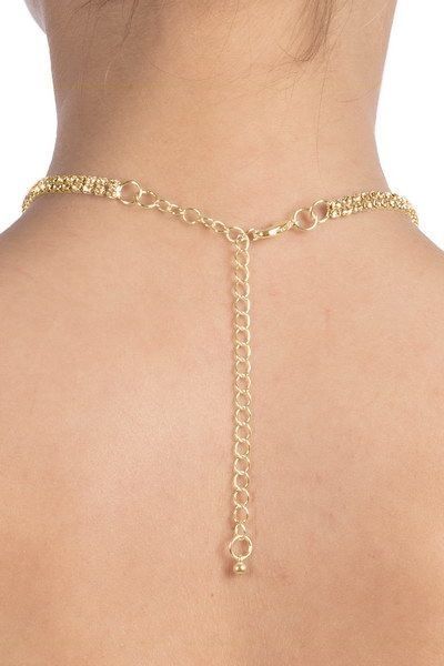 Колье со стразами Bijoux Pour Toi - Audrey Gold SO3723 фото