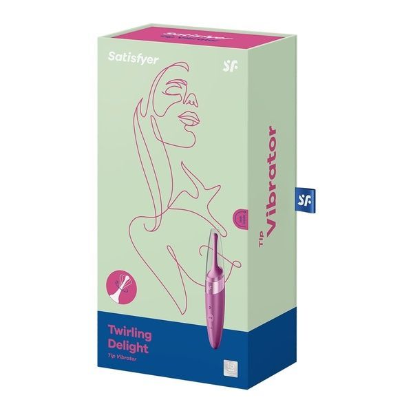Вібратор для клітора Satisfyer Twirling Delight Berry SO5555 фото