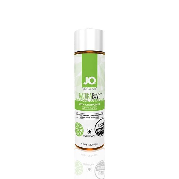 Смазка на водной основе JO NATURALOVE &mdash; ORGANIC (120 мл) с экстрактом листьев агавы и ромашки SO1684 фото