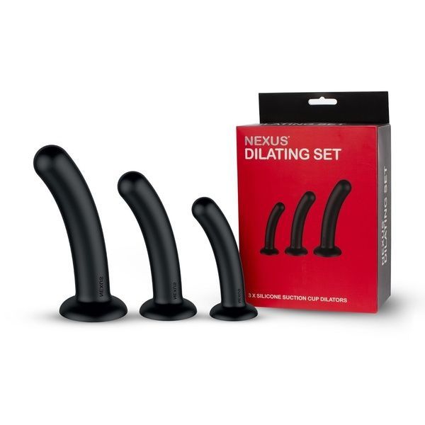Набор дилдо Nexus Dilating Set (17см, 15см, 12,5см) (мятая упаковка!!!) SX1341-R фото