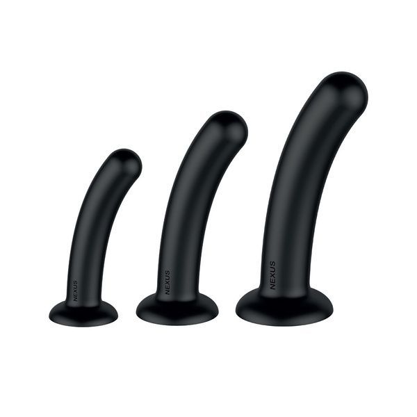 Набір дилдо Nexus Dilating Set (17см, 15см, 12,5см) (м'ята упаковка!!!) SX1341-R фото