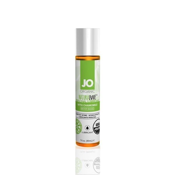 Смазка на водной основе JO NATURALOVE &mdash; ORGANIC (30 мл) с экстрактом листьев агавы и ромашки SO1489 фото