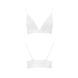 Еластичний топ з мереживом Passion PS001 TOP M, white SO4188 фото 4