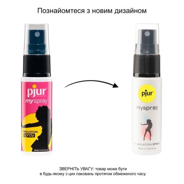 Возбуждающий спрей для женщин pjur My Spray 20 мл с экстрактом алоэ, эффект покалывания PJ10470 фото