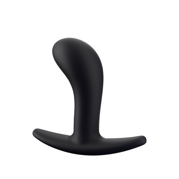 Анальная пробка Fun Factory BOOTIE S, черная, диаметр 2,8 см, тонкий ограничитель SX1003 фото