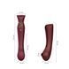 Смартвибратор 3в1 Zalo &mdash; Queen Wine Red, пульсирующая жемчужина и вакуум, кристалл Swarovski SO6662 фото 3