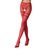 Еротичні колготки-бодістокінг Passion S015 red, імітація панчох у сіточку та трусиків з доступом PSS015R фото