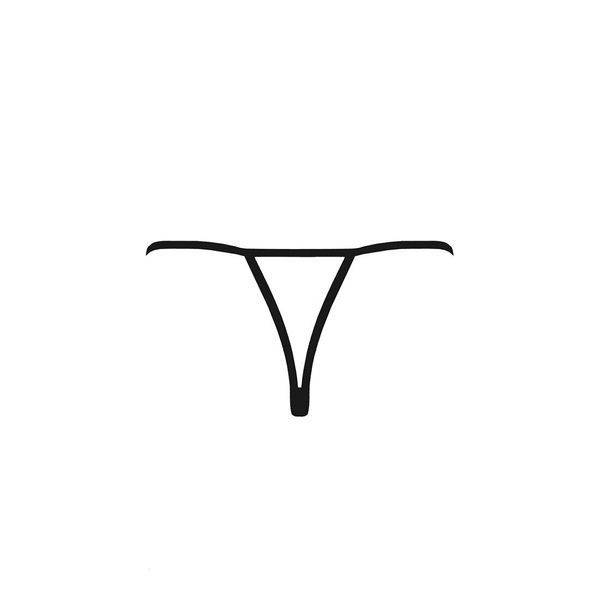 Трусики кружевные с доступом Passion Exclusive VIOLANTE THONG L/XL, black PS24301 фото
