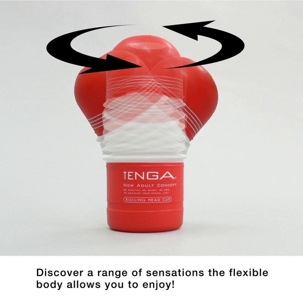 Мастурбатор Tenga Rolling Head Cup з інтенсивною стимуляцією головки NEW SO4547 фото