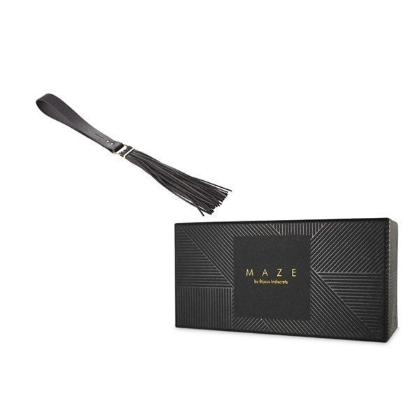 Флогер Bijoux Indiscrets MAZE &mdash; Tassel Flogger Black SO2681 фото