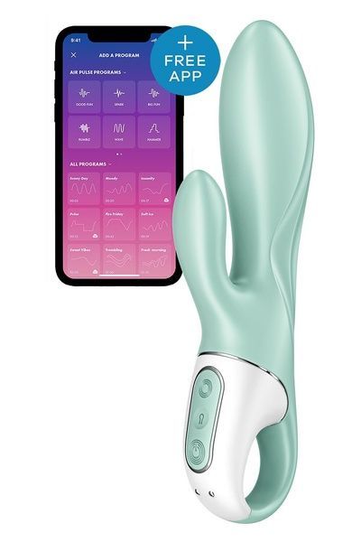 Смарт вибратор-кролик Satisfyer Air Pump Bunny 5+, надувается SO6718 фото