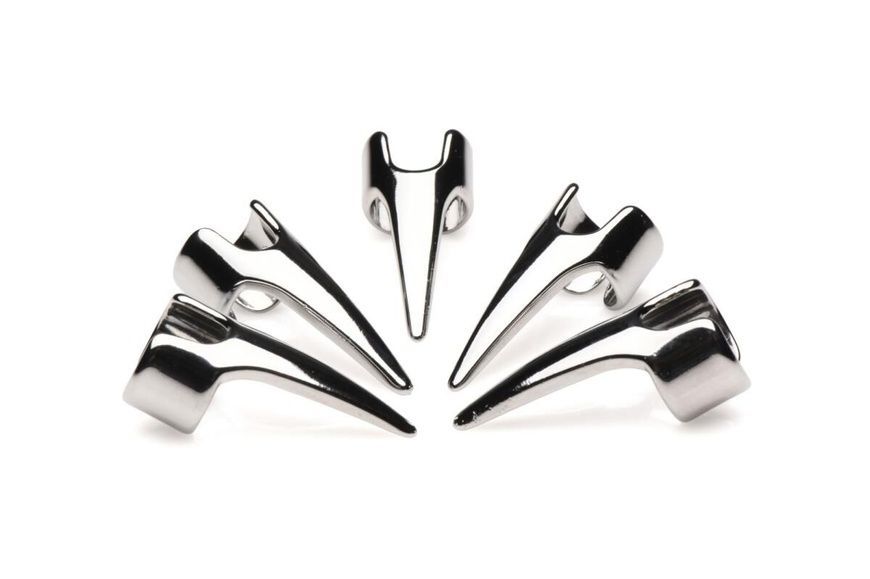 Набор колец с когтями Master Series Five-Piece Sensation Claw Rings - Silver SX1191 фото
